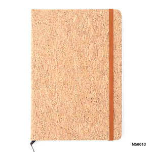 Wholesale Eco Friendly <strong>A5</strong> Cork Cover <strong>Notebook</strong> <strong>With</strong> <strong>Elastic</strong> Band Recyclable Journal Diary Book for Advertising - Product Image 3