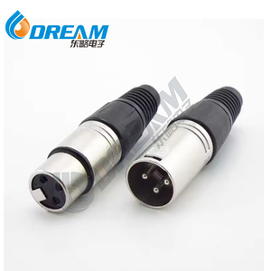 XLR ขั้วต่อ3pin ตัวเมียซ็อกเก็ตตัวเมียซ็อกเก็ตตัวเมีย XLR 3ขาขาขา XLR ตัวเมียปลั๊กสี่เหลี่ยมขั้วต่อ XLR 3ขา - Product Image 4