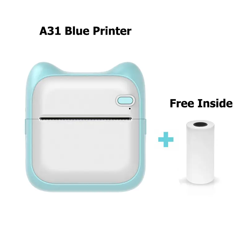 Mini imprimante bleue