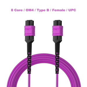 MPO MTP 8/12/24コアOM3 OM4 OM5マルチモードブレイクアウト光ファイバートランクケーブル - Product Image 5