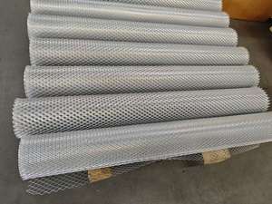 Yüksek kaliteli endüstriyel genişletilmiş Metal genişletilmiş ağ koruyucu Net dokuma gümüş düz örgü örgü için kullanılan çit ağı - Product Image 6