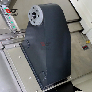 Letto obliquo cnc tornio macchina TCK56A tornio cnc programmazione contropunta