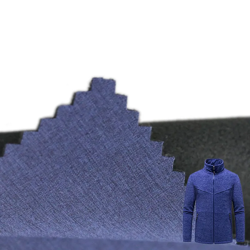 Catión 4 vías tela elástica laminado TPU compuesto Nylon Spandex Polar Fleece tela para traje de esquí