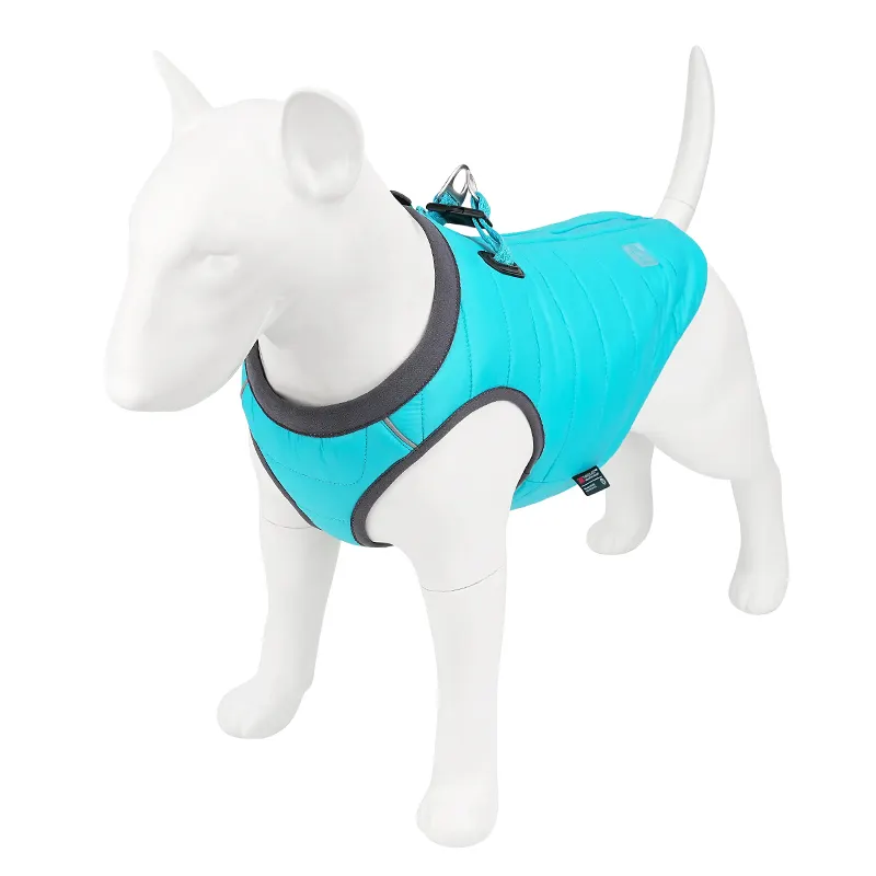 Chaqueta de invierno para perros Truelove Sturdy Yet Light con accesorios de anillo en D de aluminio Abrigo para perros con terciopelo cálido