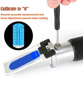 ATC ile deniz suyu akvaryumu için 1 0-32 ° Brix şeker ölçer ve 0-28 tuzluluk refraktometre taşınabilir 2 - Product Image 2