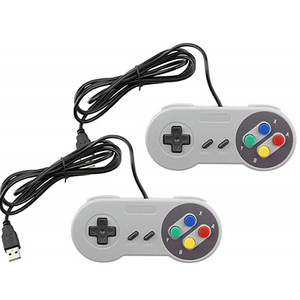 Promozione!!! Classico Controller di gioco USB retrò Super SNES per Windows PC / MAC / Linux / Raspberry Pi/retrogue Gamepad
