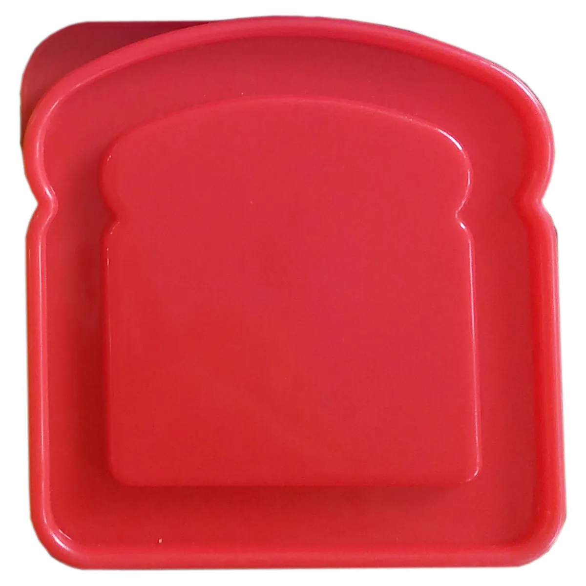 Contenedores de sándwich de plástico sin BPA para niños, contenedor de almacenamiento de alimentos reutilizable para almuerzo y aperitivos