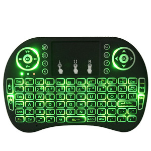 I8 Teclado retroiluminado RGB Mini teclado inalámbrico 2,4G con teclado de mano Touchpad para PC Android TV Box - Product Image 5
