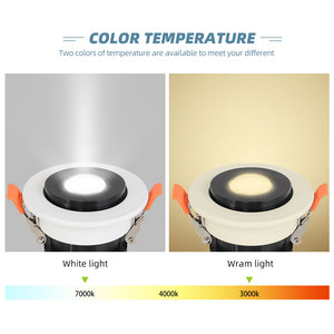 Kapak Ccts dim ayarlanabilir Mini ışık Soffit aydınlatma Gu10 Recessed gömme konut Smd Led 7w düşük volt dikdörtgen Downlight - Product Image 6