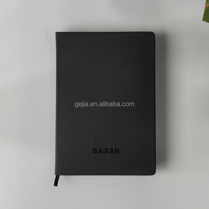 Factory Customization Color Edge Leather Hardcover Journal Planner Calendar Pad Pu Cover <strong>with</strong> <strong>Elastic</strong> <strong>Bound</strong> Gold Edge <strong>Notebooks</strong> - Product Image 2