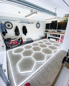 Nuovo arrivo risparmio energetico Led esagonale a nido d'ape auto officina Garage luce pannello soffitto