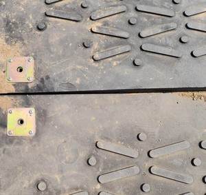מחצלת Uhmwpe, בעובי 12 מ "מ, תומך מחפרים, מונע נזק בקרקע