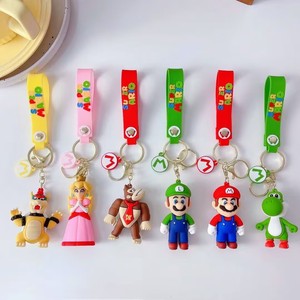Bán buôn 2024 New Peter Pan <span class=keywords><strong>PVC</strong></span> Keychain 3D Movie Key Ring cao su Peter Pan Mặt dây chuyền móc khóa cho trẻ em 'món quà - Product Image 3