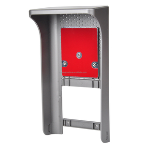 Sistema de control de acceso Máquina Cubierta impermeable Reconocimiento facial Máquina de huellas dactilares Control de acceso para sistema de seguridad al aire libre