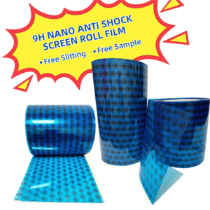 Nhà sản xuất trực tiếp tùy chỉnh nổ bằng chứng pet silicone bảo vệ màn hình bảo vệ 9h nano kính phim cuộn - Product Image 1