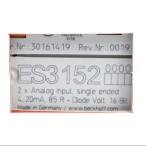 EtherCAT端子2通道模拟输入4-20ma 16位ES3152 12个月保修 - Product Image 1