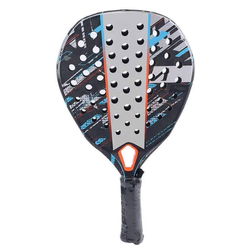 Customize Brand logo High quality Padel racket for outdoor Soft EVA sport tennis racket