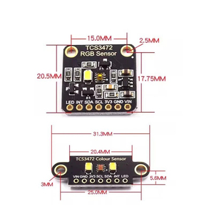 Scheda di sviluppo RGB 3.3V/5V modulo di riconoscimento del sensore di colore TCS34725 - Product Image 2