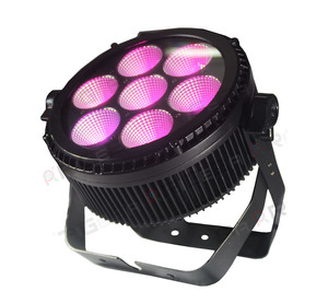 Sahne ışığı jilet P7 7led 25W yüksek güç RGBWY 5 in1 su geçirmez led düz led par can 64 sahne işık - Product Image 1