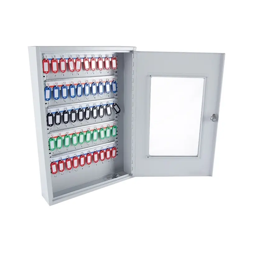 Wholesale best sale wall mounted Mechanical single door Metal secure Key storage Safe Box cabinet