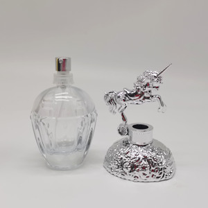 Homay Packaging 50ml 80ml clear Perfume Glass <strong>Bottle</strong> with <strong>unicorn</strong> Cap and Pump Sprayer for Cosmetic - Product Image 6
