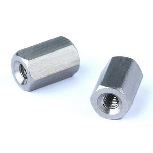 <strong>M3</strong> M6 M8 M12 3/8 Steel Zinc-plated Long Nuts DIN 6334 Extended Hexagon and Round <strong>Coupling</strong> Nuts - Product Image 4