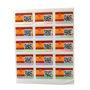 OEM Custom Logo Sicherheit Anti-Fälschung Scratch Off Silver Label mit Qr-Code - Product Image 2