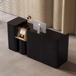 现代设计高品质办公室前台接待台l形前台沙龙接待台 - Product Image 1