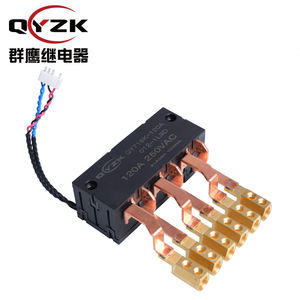 تخصيص مُرحّل ذو قطبين على مرحلة واحدة ثلاث مراحل متر 12 فولت تيار مستمر المدخلات 3PST-NC 120A 250VAC مرحل إزلاج ممغنط مُرحّل ذو قطبين - Product Image 6