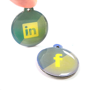 NFC anahtarlık sosyal medya paylaşımı 13.56MHz RFID su geçirmez PVC PET kartvizit incelemesi-Instagram Google incelemesi anahtar kart - Product Image 4