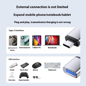 Tipo-C adattatore USB 3.0 OTG per telefoni cellulari nuova condizione materiale durevole PC iOS 15 TPC interfaccia Flash Drive Laptop DC - Product Image 3