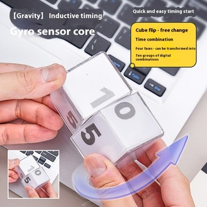 Bàn trọng lực xoay kỹ thuật số Cube phút hẹn giờ cho nghiên cứu nhà bếp nấu ăn <span class=keywords><strong>Pomodoro</strong></span> kỹ thuật phương pháp cà chua đồng hồ đếm ngược - Product Image 2