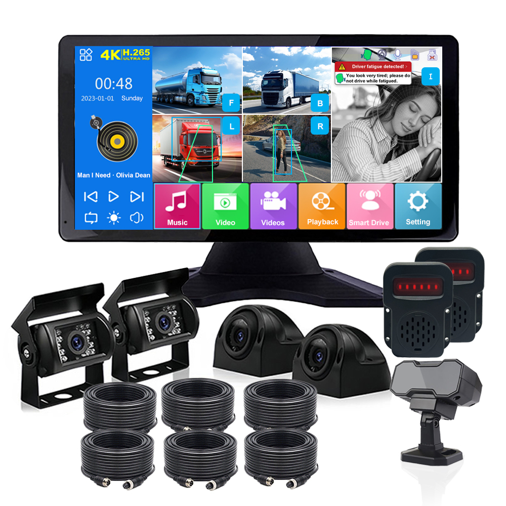 Black 10.36-inch display + 5 cameras + 2 BSD