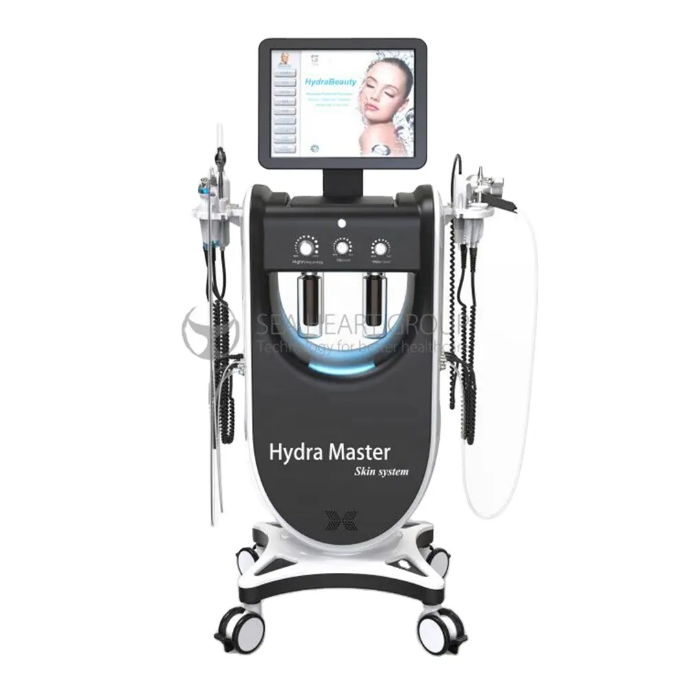 Nouvelles fonctionnalités 9 en 1 hydra eau Dermabrasion RF Bio-lifting Spa visage microdermabrasion peau beauté machine