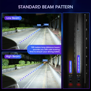 自動照明システムさまざまなライトカラーH4H7 H1ユニバーサルカー用LEDヘッドライト - Product Image 6