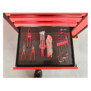 Caja de metal con banco de trabajo Cerradura de llave Caja de herramientas - Product Image 3
