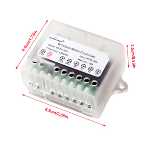 Geri çekilebilir DC Motor elektrikli itme çubuğu lineer aktüatör için 12-36 V kapı perdesi uzaktan kumanda anahtarı ileri geri alıcı - Product Image 3