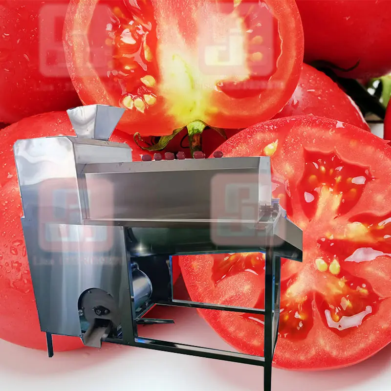 Fruta industrial Granada Uva Chile Cáñamo Sandía Pimienta Tomate Separador de semillas Máquina separadora