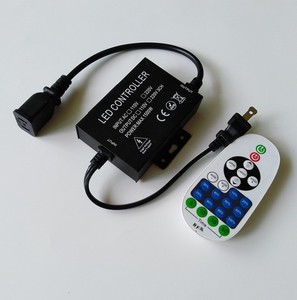 110V RF telecomando LED luce di natale Dimmer 6A spina ad alta tensione Logo personalizzabile cablato DC 12V - Product Image 5
