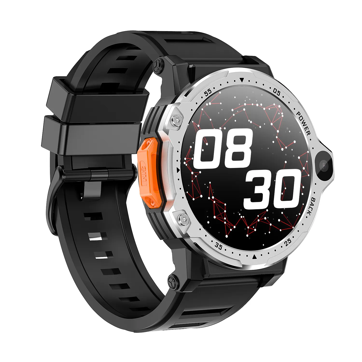 Смарт-часы 4G, 4G, Android, телефон, вызов, 4 + 64G, длительный срок службы батареи, фитнес-трекер, умные часы