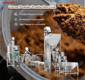 全自动可可笔尖和黄油粉生产线白酒可可加工厂 - Product Image 4