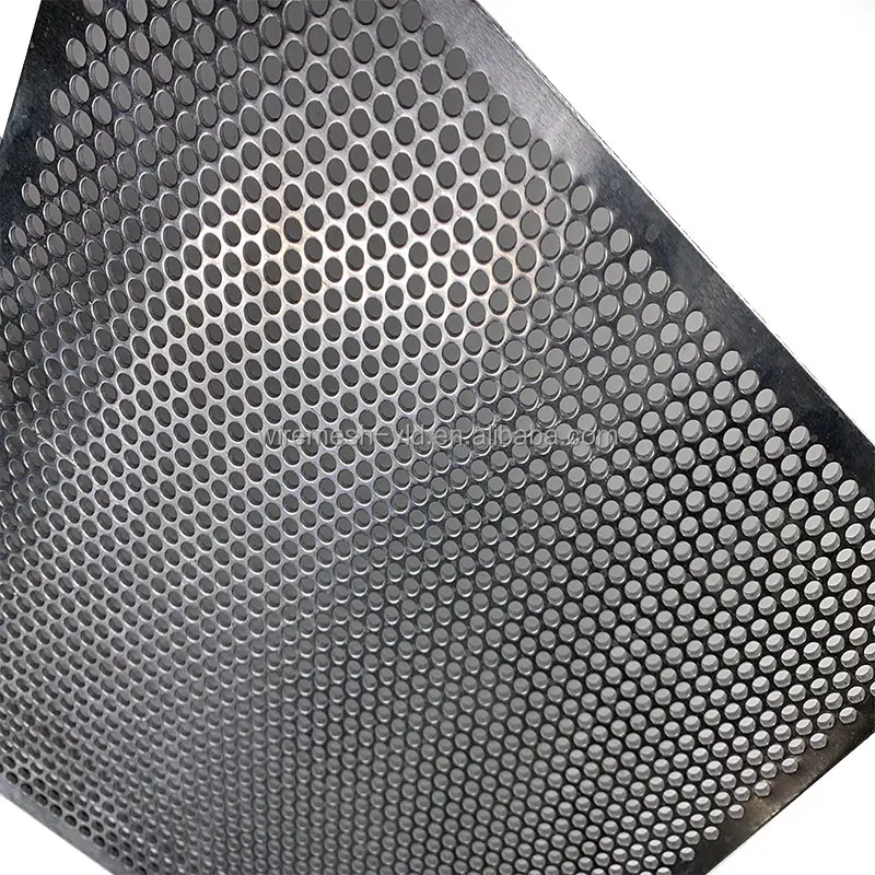Malla de alambre de rejilla de aluminio, panel de metal de pantalla perforada decorativa de alta calidad