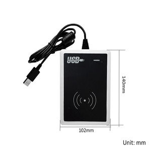 Programador de tarjeta USB RFID de proximidad de 13,56 MHz, máquina codificadora de llave de tarjeta de Hotel para tarjetas de Hotel