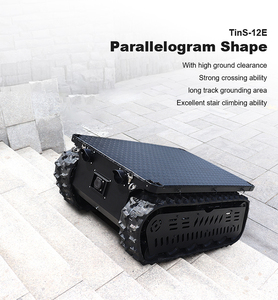Chassis für Roboter-Gummiraupen mit Fernsteuerungssystem für wissenschaftliches Forschungsprojekt und Transport arduino Tank-Kit - Product Image 2