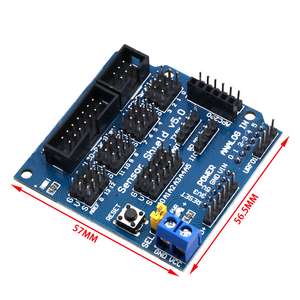 Sensor Shield V5.0 Erweiterungs karte für Arduino Elektronische Bausteine Roboter zubehör Sensor Shield für MEGA R3 V5