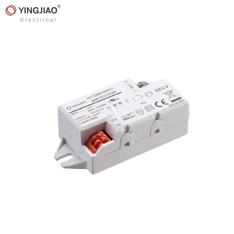 YingJiao Power Supply 12W Konstan Saat Ini 0-10V Dimming Driver LED Dimmable 350mA 500mA 700mA