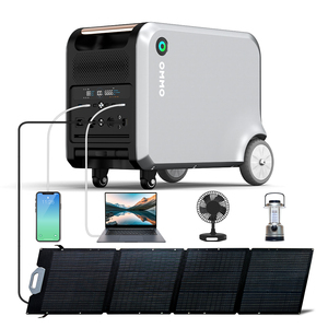 OMMO 2400W 600W Smart up di alimentazione portatile ricarica rapida 512Wh 2048WH LiFePO4 batteria per la casa di emergenza all'aperto - Product Image 5