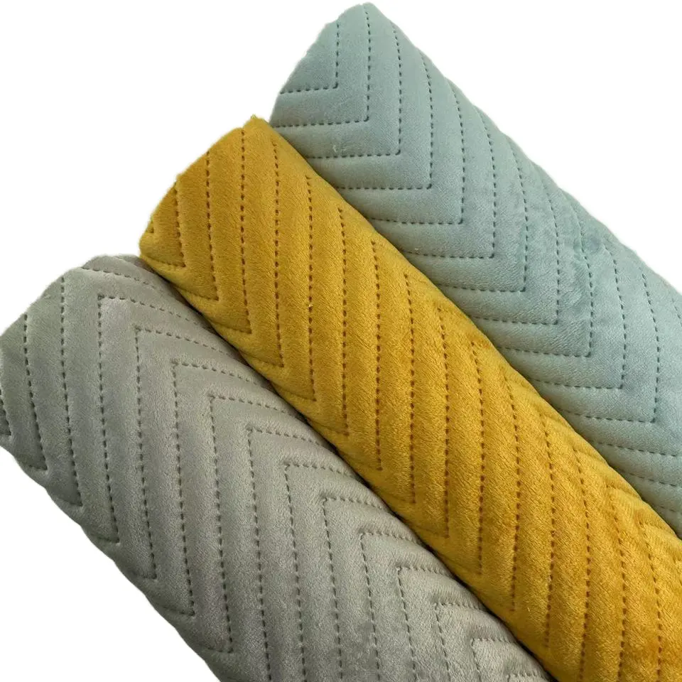 3D 0.6mm cotone ondulato ondulato 100% in pelle sintetica poliestere impermeabile con motivo sventato borse divani mobili indumenti