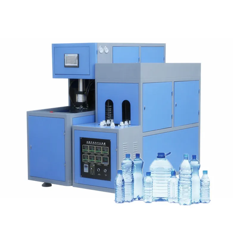 Semi-Automatische Mineraalwater Plastic Fles Stretch Blow Moulding Machines 10 Liter Pet Fles Blaasmachine Voor Verkoop