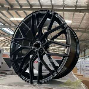 688 Oem流行黑色5x120孔17 18英寸合金车轮轮辋用于赛车
